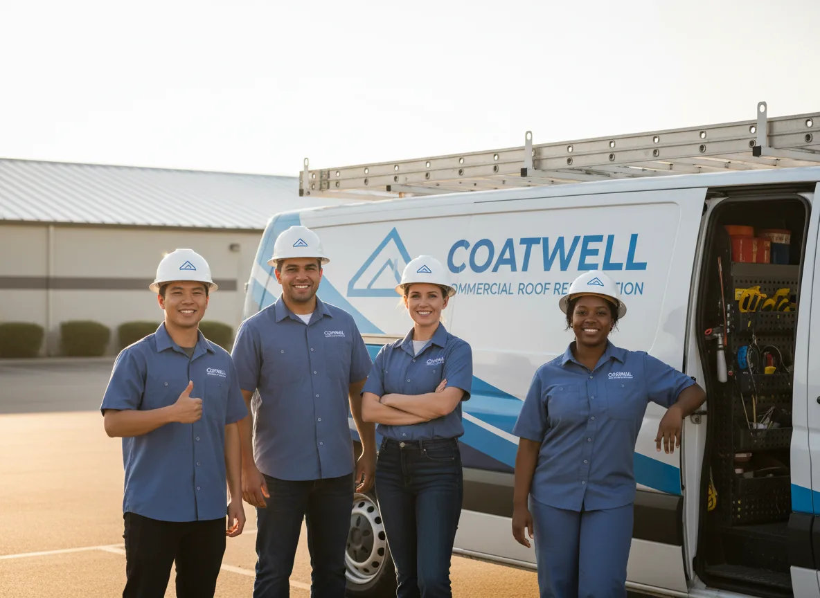Commercial roof coating company in Exmore, VA
